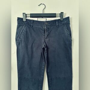 Abercrombie & Fitch Women’s Navy Blue Utility Pants Size 4 Slim Mid-Rise